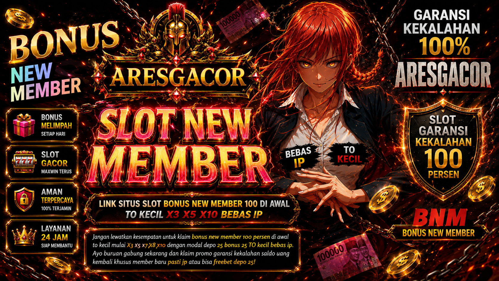 BANNER BONUS NEW MEMBER